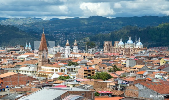 Picture of view of the city of Cuenca Ecuador